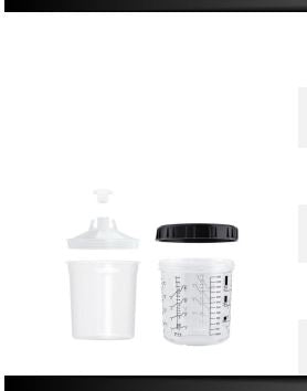 PPS CUP with Collar (125um) 400cc. Inner Cup 50pcs liner+50pcs lid+20pcs Stopper + hard cup