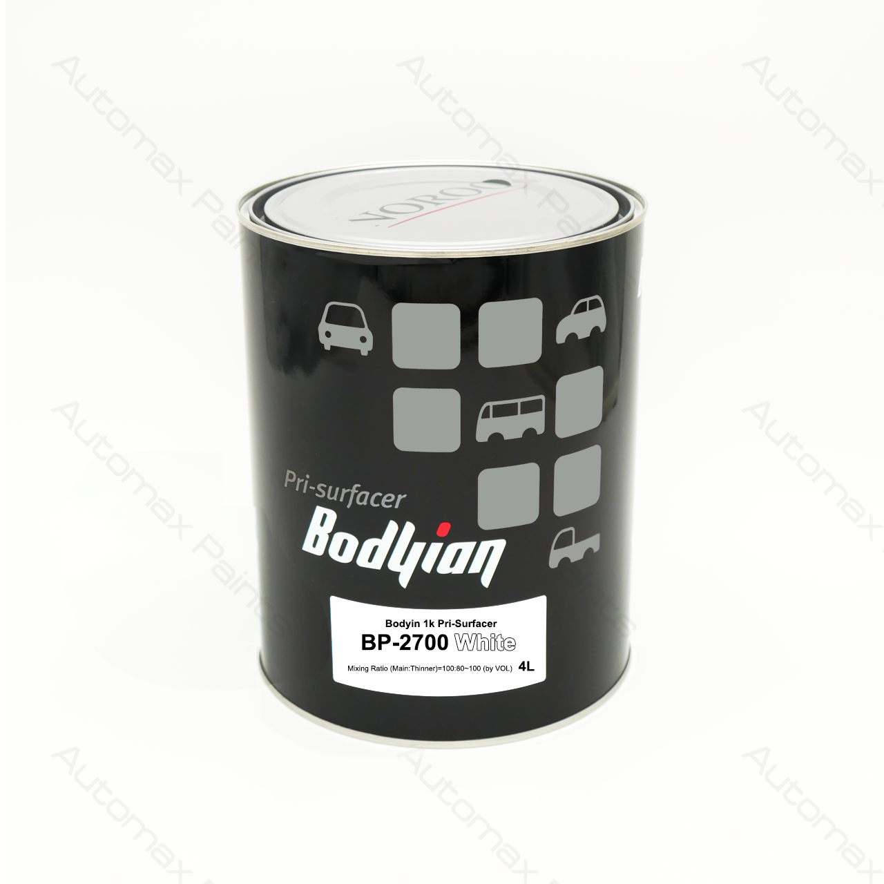 Noroo BP-2700 1K Primer Sur-facer White 4Lt/Can