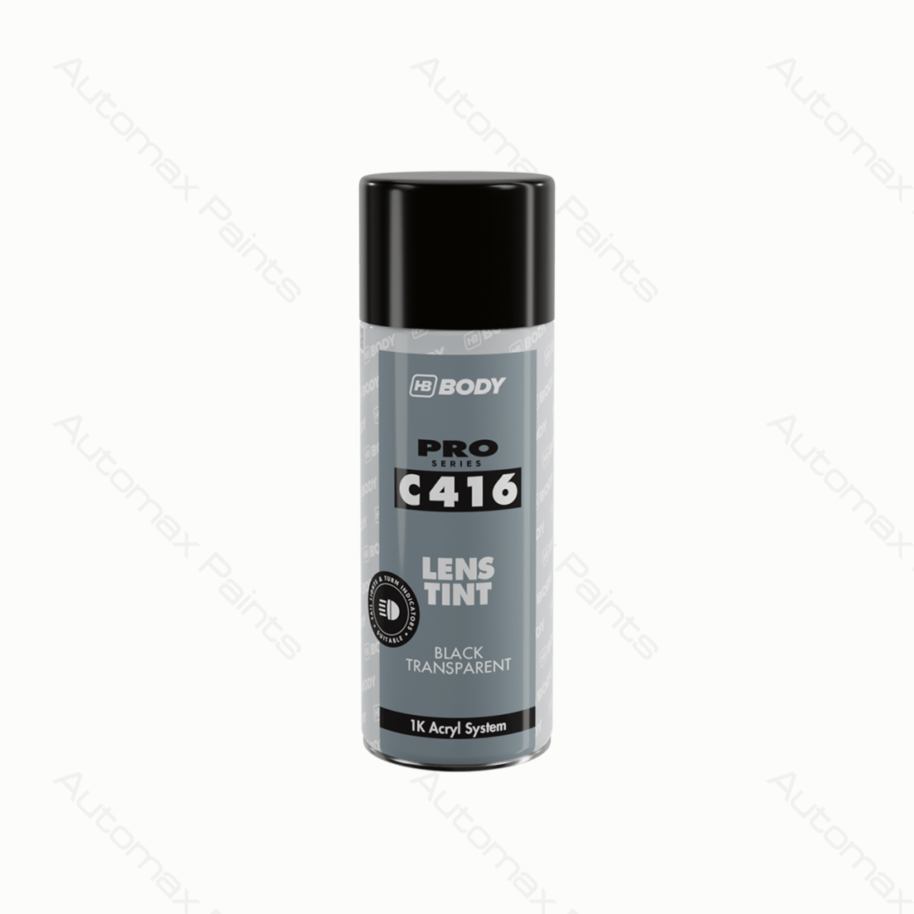 SPRAY BODY C416 LENS TINT BLACK TRANSPARENT 400ml