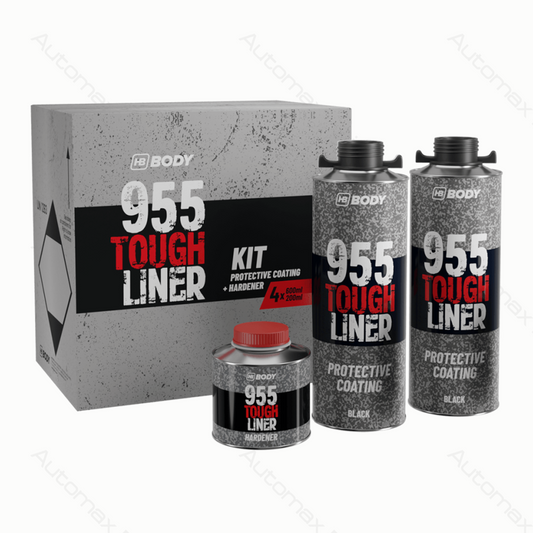 HB Body 955 TOUGH LINER BLACK 4 KITS BOX - 3.2L
