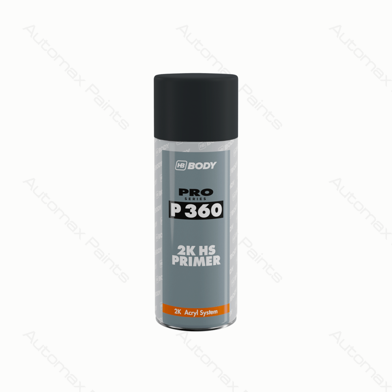 SPRAY P360 2K HS PRIMER BLACK 400ml