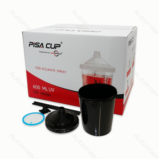 PISA UV CUPS 600ml 50 SETS - 50cups +50lids&filters +50plugs +50caps +5 free mixing sticks