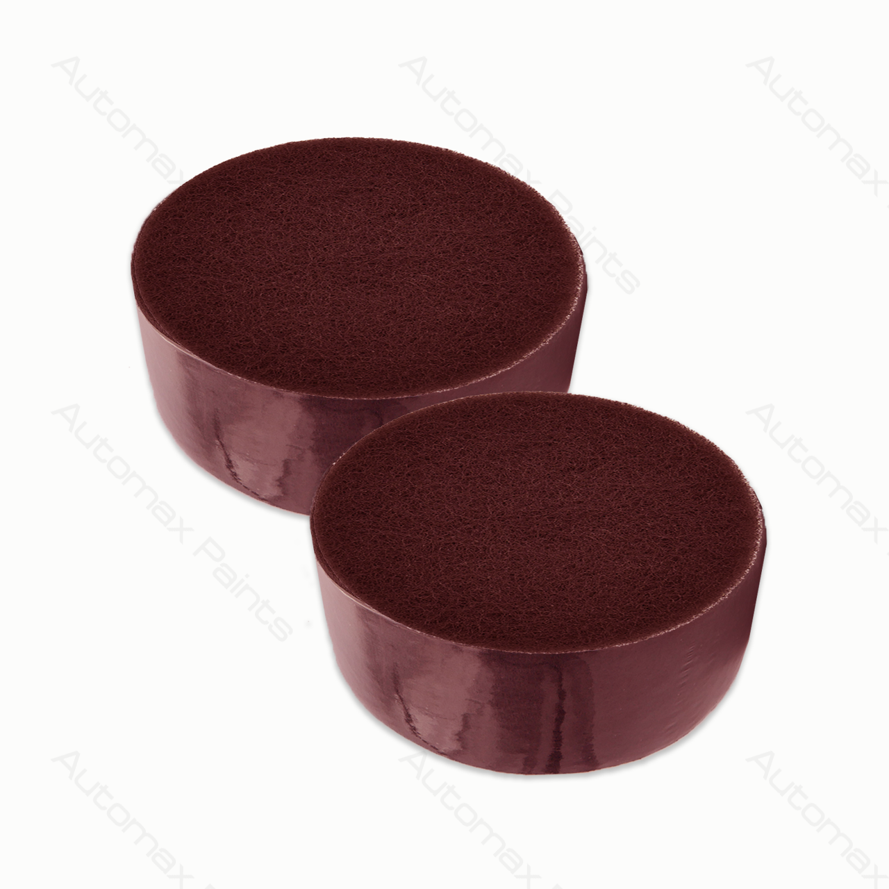 Round Scuff Pad 150mm VF- Maroon*20EA