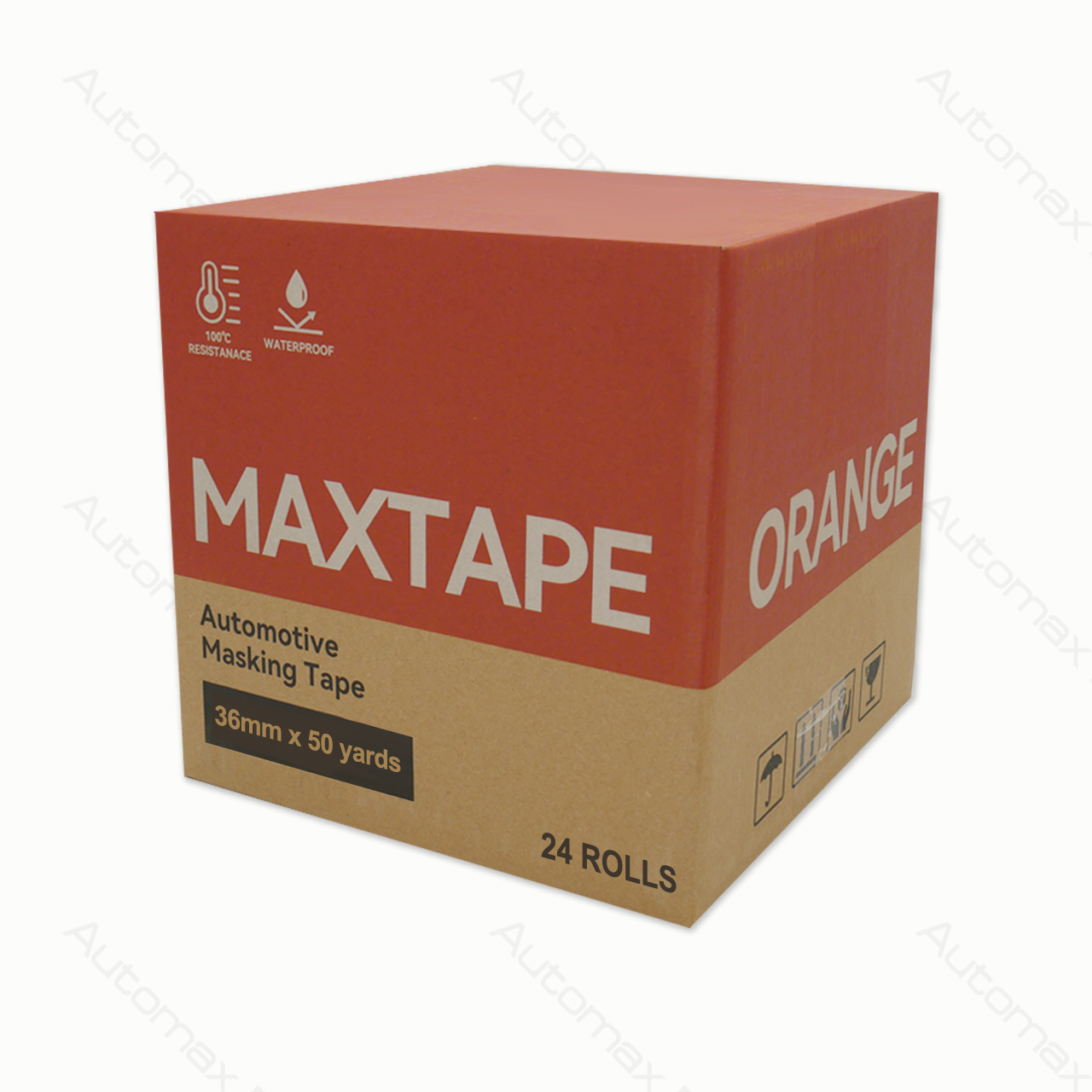 Orange MaxTape 36mm X 50 yards *1BOX(24 rolls)