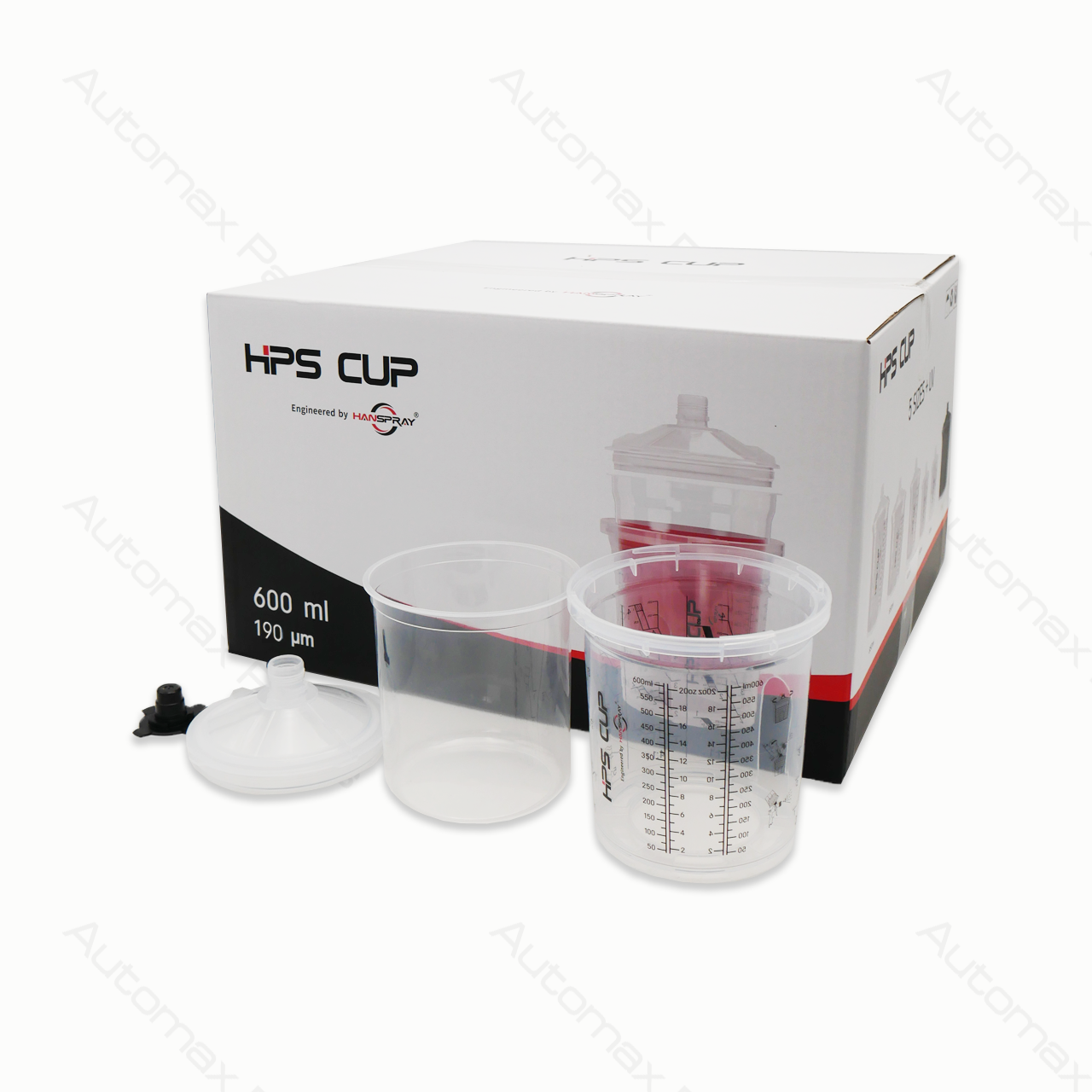 HPS CUP (190um) 650cc. Inner Cup 50pcs liner+50pcs lid+20pcs Stopper + hard cup