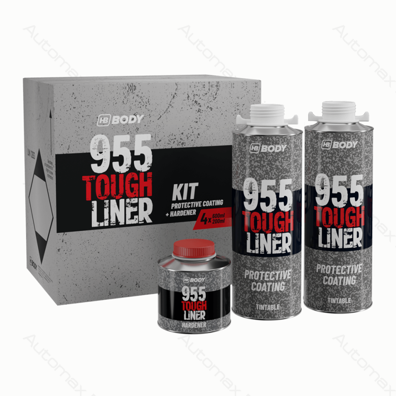 955 Tough Liner Tintable Bedliner Kit 3.2L