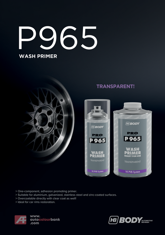 P965 WASH PRIMER TRANSPARENT 1Lt/Can