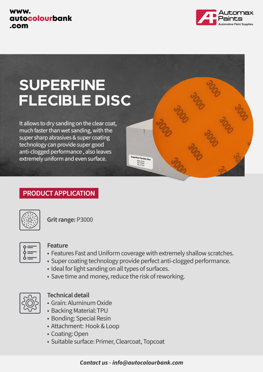 SUPERFINE FLECIBLE DISC 6 INCH P3000