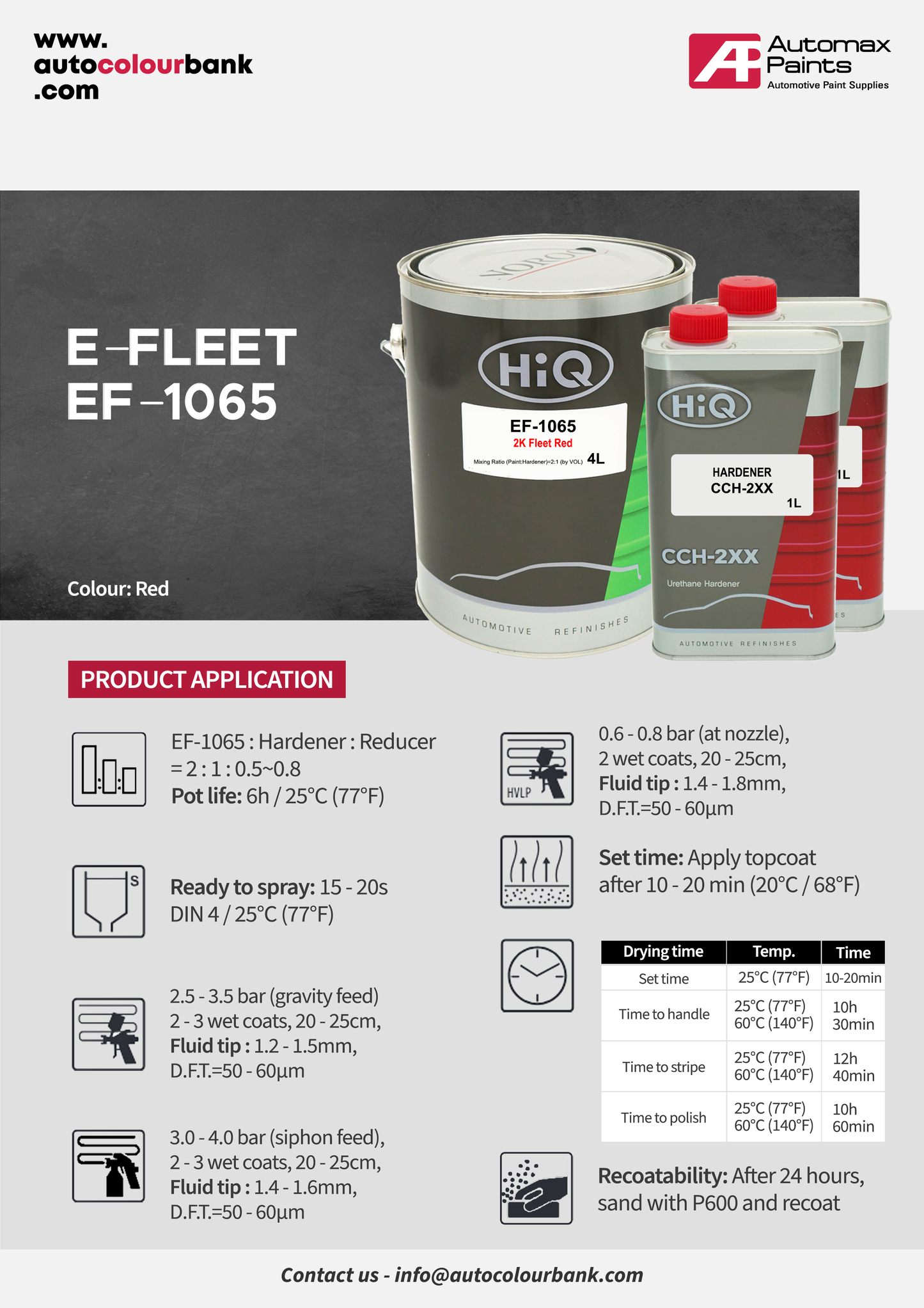 EF-1065 2K Fleet Red 4Lt/Can