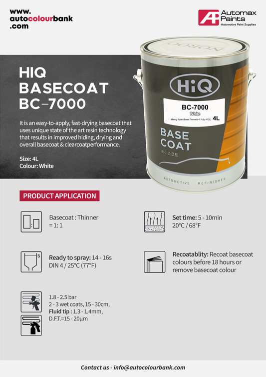 BC-7000 White 4Lt/Can