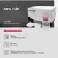 HPS CUP (190um) 650cc. Inner Cup 50pcs liner+50pcs lid+20pcs Stopper + hard cup
