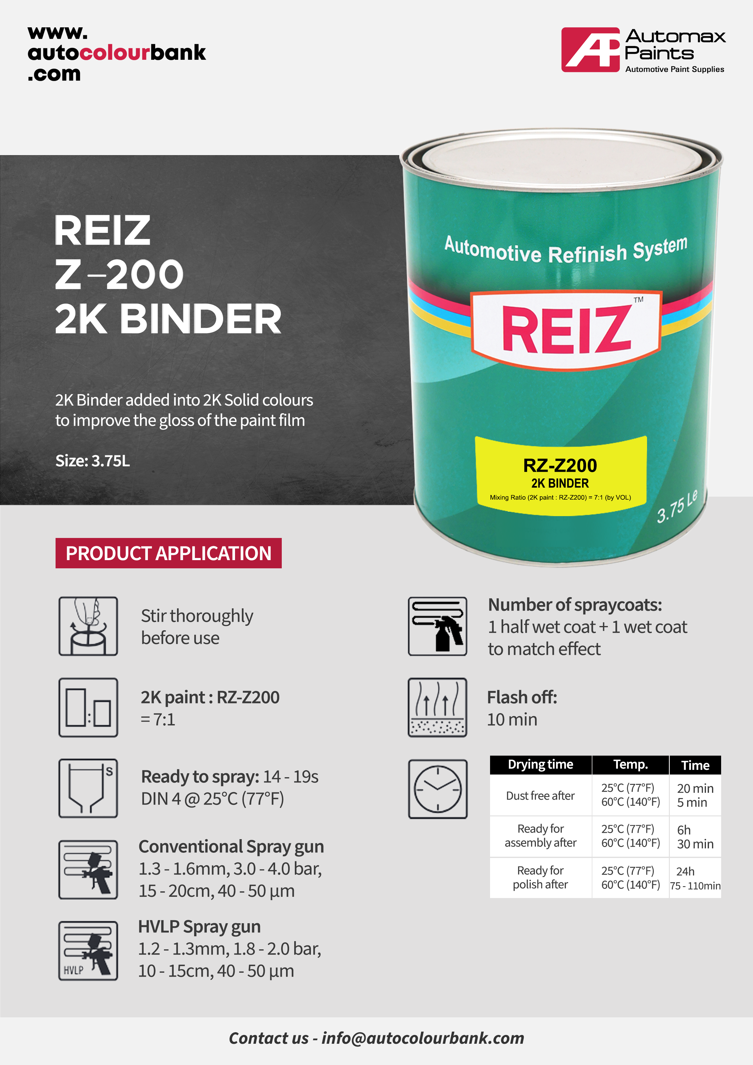 Z200 2K BINDER 3.75Lt/Can