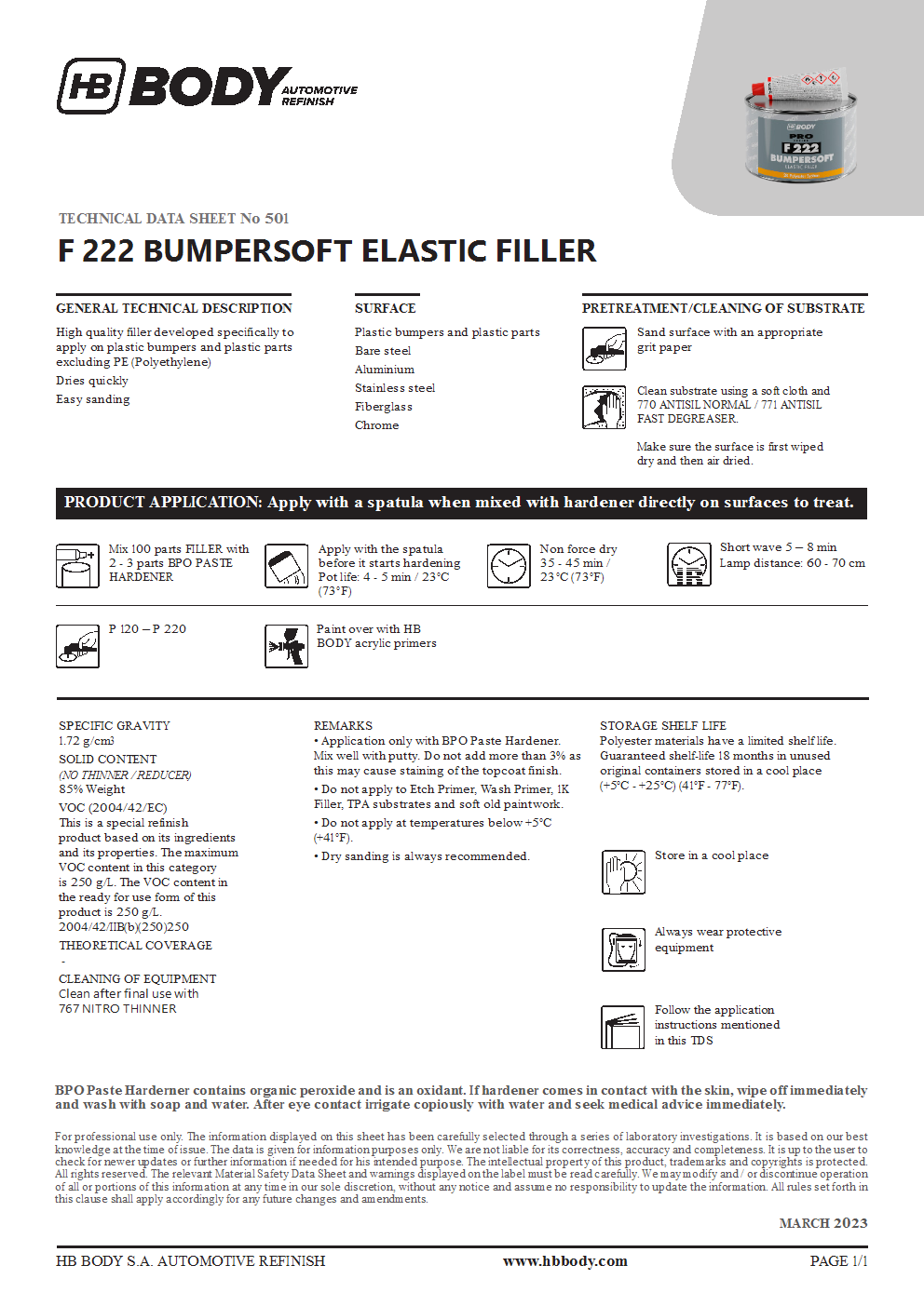 F222 BUMPERSOFT BLACK 1KG