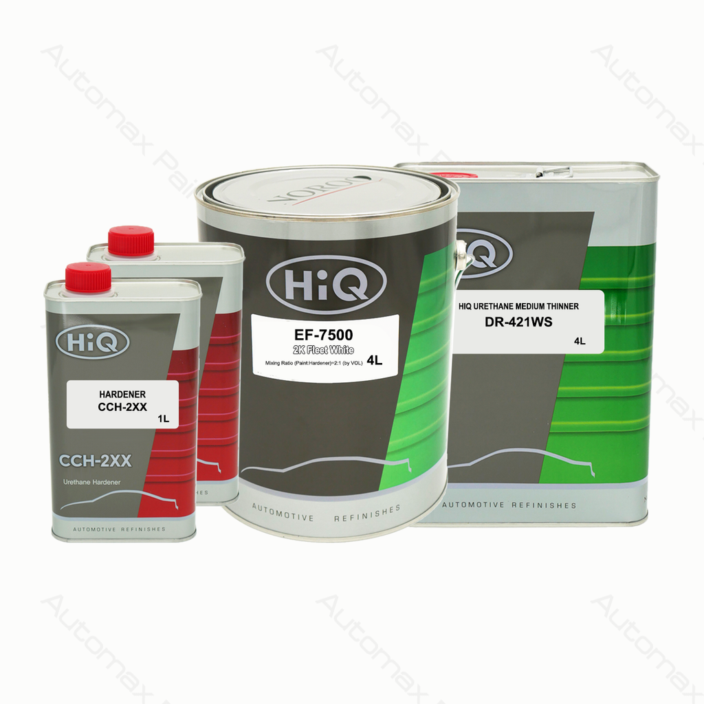 HiQ EF-7500 2K Fleet White Paint Kit 10L