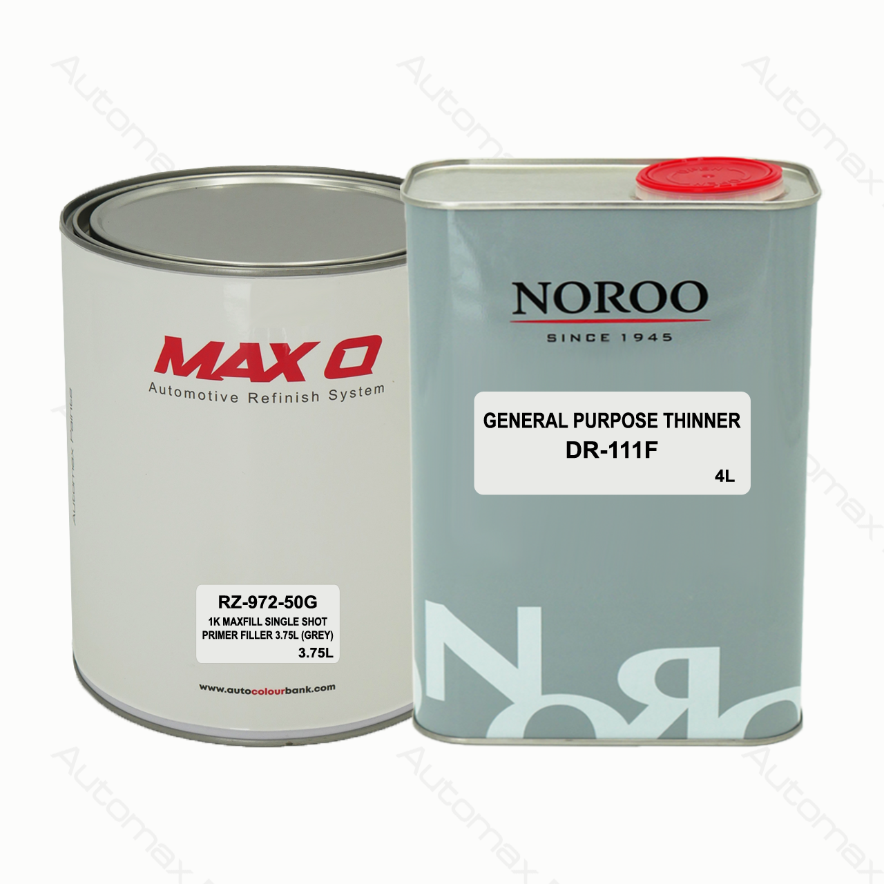 Max Q 1K Maxfill Single Shot Primer Filler Grey Kit 7.75L
