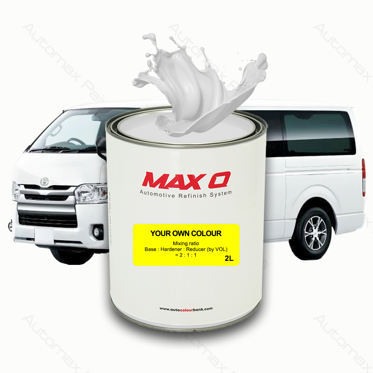 Mixed 2K Colour 2L - 2:1 Automotive Topcoat