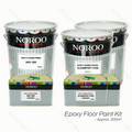Noroo 2K Epoxy Floor Paint & Primer Grey Kit 52L - Covers Approx. 200 m²