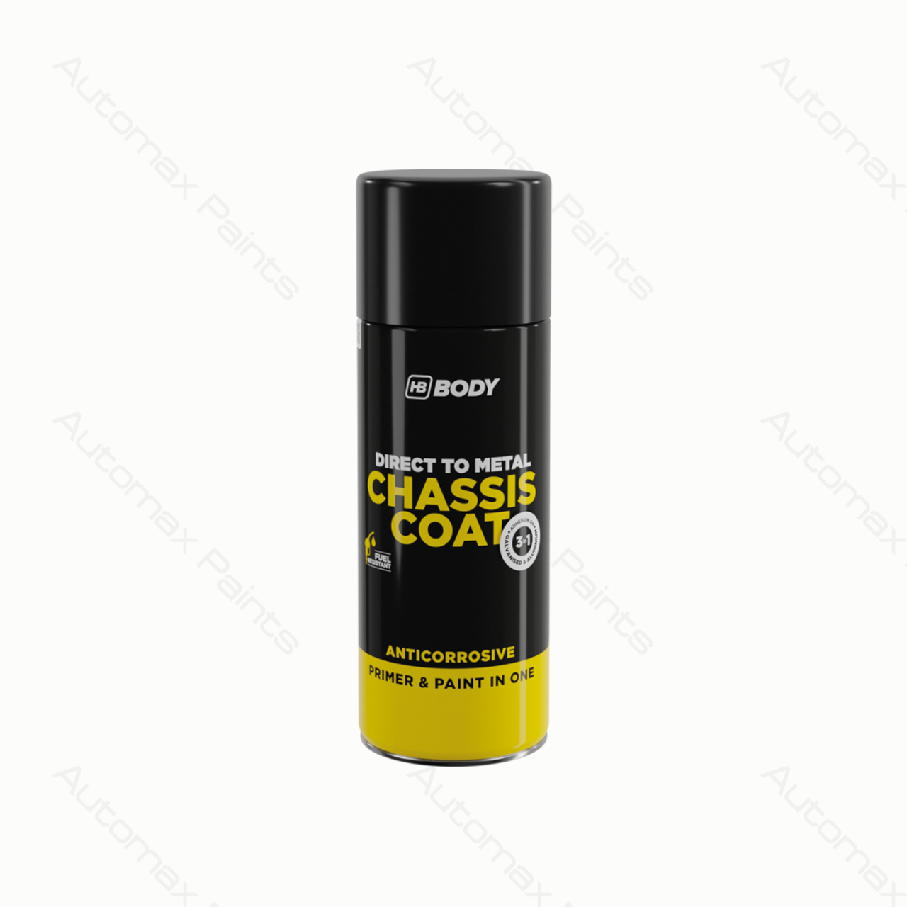 Spray Chassis Coat Matt Black 400ml