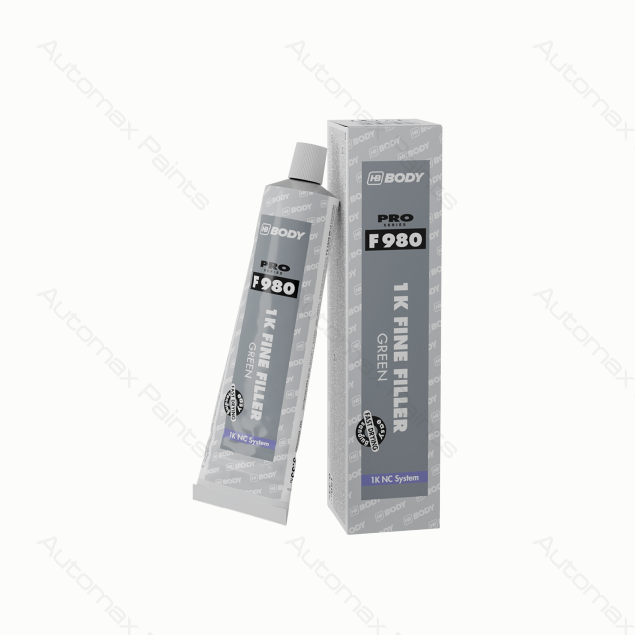 HB Body F980 1K Fine Filler Green 150g