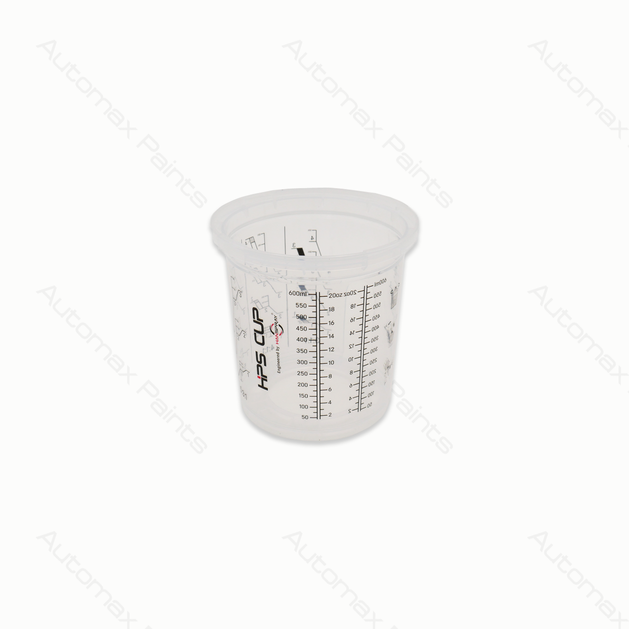 HPS 650ml PLASTIC HARD CUP (Outer only) EACH