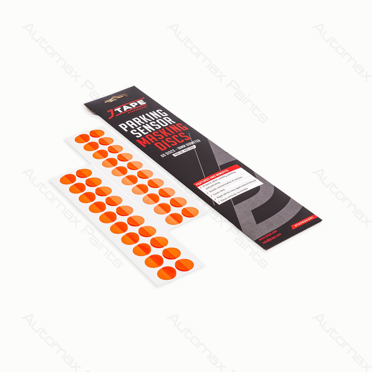 JTAPE PARKING SENSOR MASKING DISCS (Packet of 60)