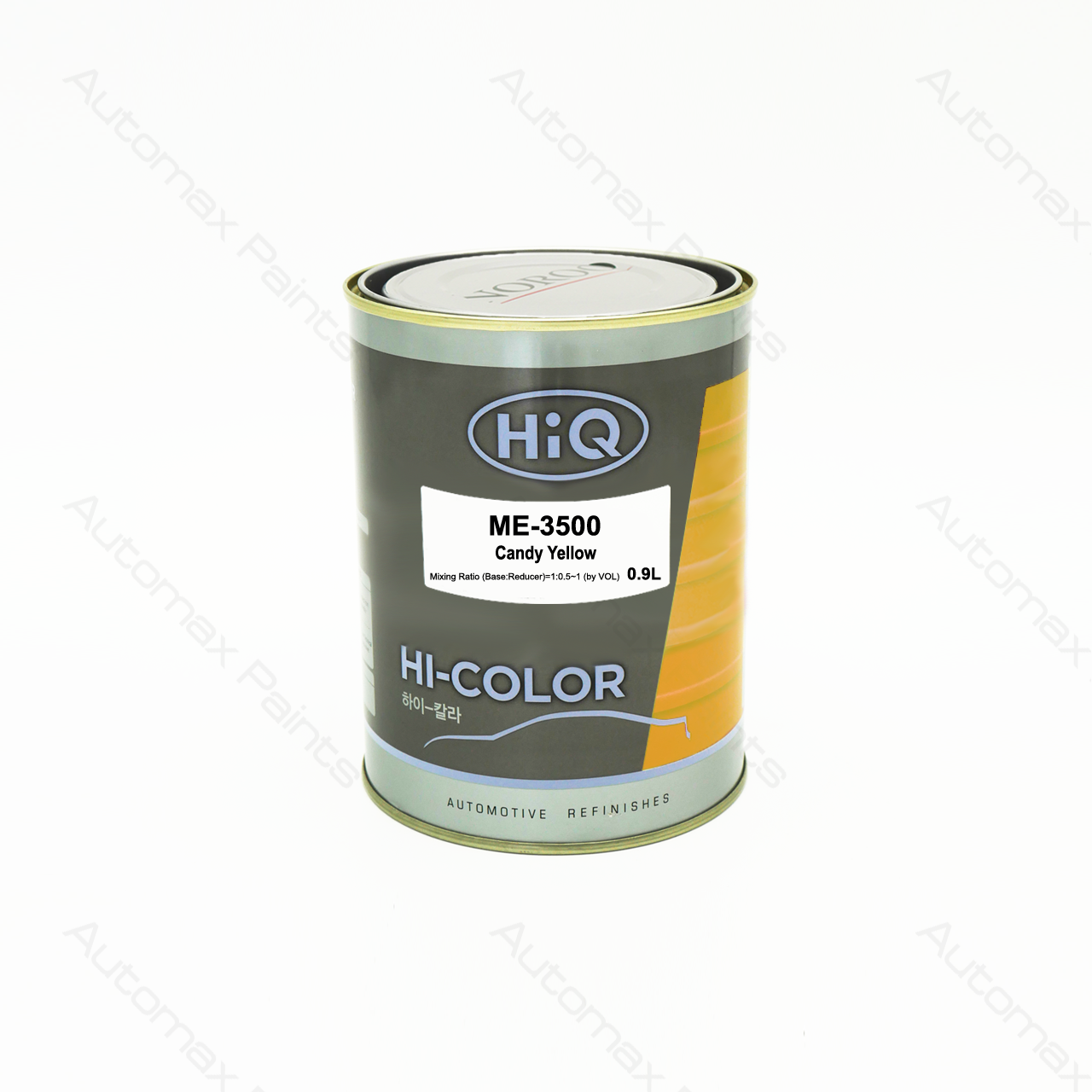 HiQ ME-3500 1K Basecoat Toner Candy Yellow 0.9L