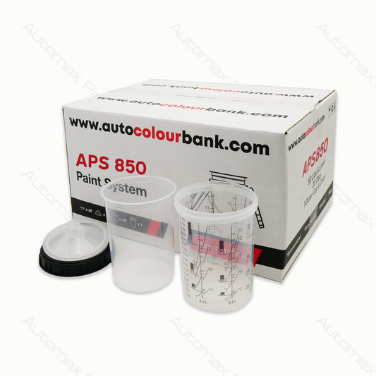 APS CUP with Collar (125um) 850cc. Inner Cup 50pcs liner+50pcs lid+20pcs Stopper + hard cup