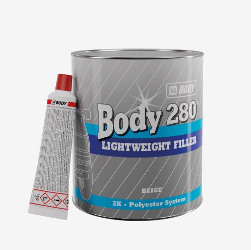 280 Body Lightweight Body Filler Beige 3Lt/Can