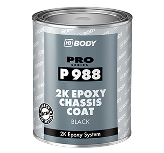 P988 2K EPOXY CHASSIS COAT BLACK 4L